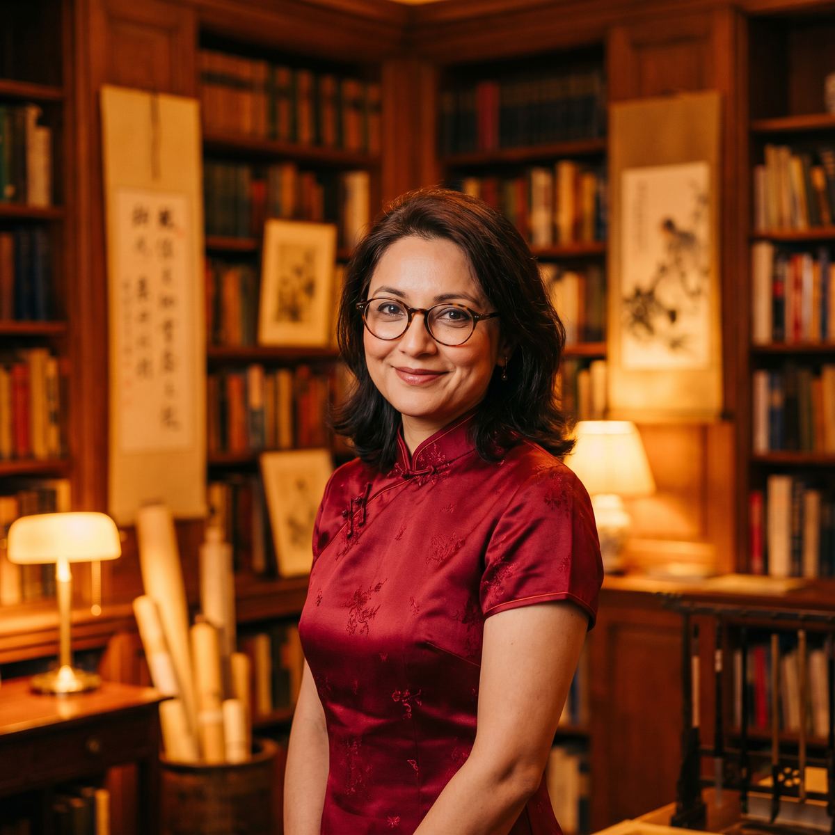 AI换脸文化顾问周婉清